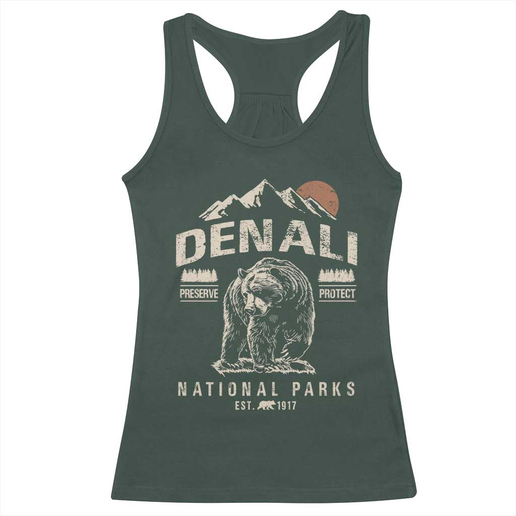 Denali National Park Racerback Tank Top Alaska Mountain Mountain Camping Hiking Mountaineering