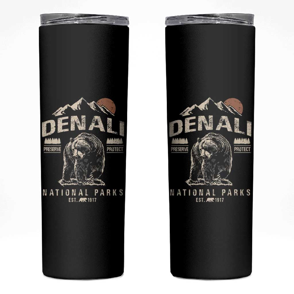 Denali National Park Skinny Tumbler Alaska Mountain Mountain Camping Hiking Mountaineering