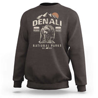 Denali National Park Sweatshirt Alaska Mountain Mountain Camping Hiking Mountaineering