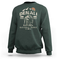 Denali National Park Sweatshirt Alaska Mountain Mountain Camping Hiking Mountaineering