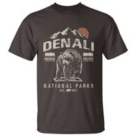 Denali National Park T Shirt Alaska Mountain Mountain Camping Hiking Mountaineering