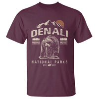 Denali National Park T Shirt Alaska Mountain Mountain Camping Hiking Mountaineering