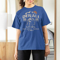 Denali National Park T Shirt For Women Alaska Mountain Mountain Camping Hiking Mountaineering
