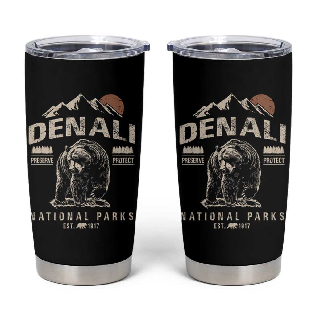 Denali National Park Tumbler Cup Alaska Mountain Mountain Camping Hiking Mountaineering