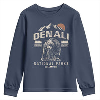 Denali National Park Youth Sweatshirt Alaska Mountain Mountain Camping Hiking Mountaineering