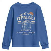 Denali National Park Youth Sweatshirt Alaska Mountain Mountain Camping Hiking Mountaineering