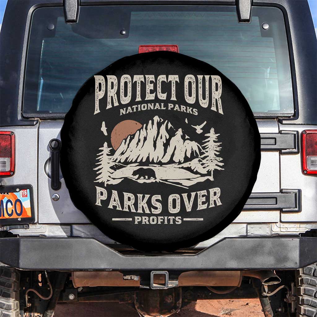 Protect Our National Parks Spare Tire Cover Camping Hiking