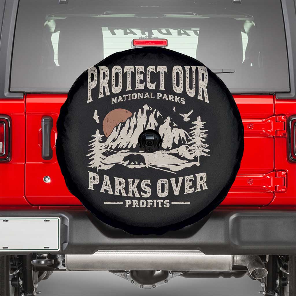Protect Our National Parks Spare Tire Cover Camping Hiking