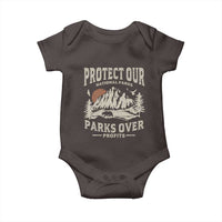 Protect Our National Parks Baby Onesie Camping Hiking