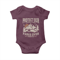 Protect Our National Parks Baby Onesie Camping Hiking