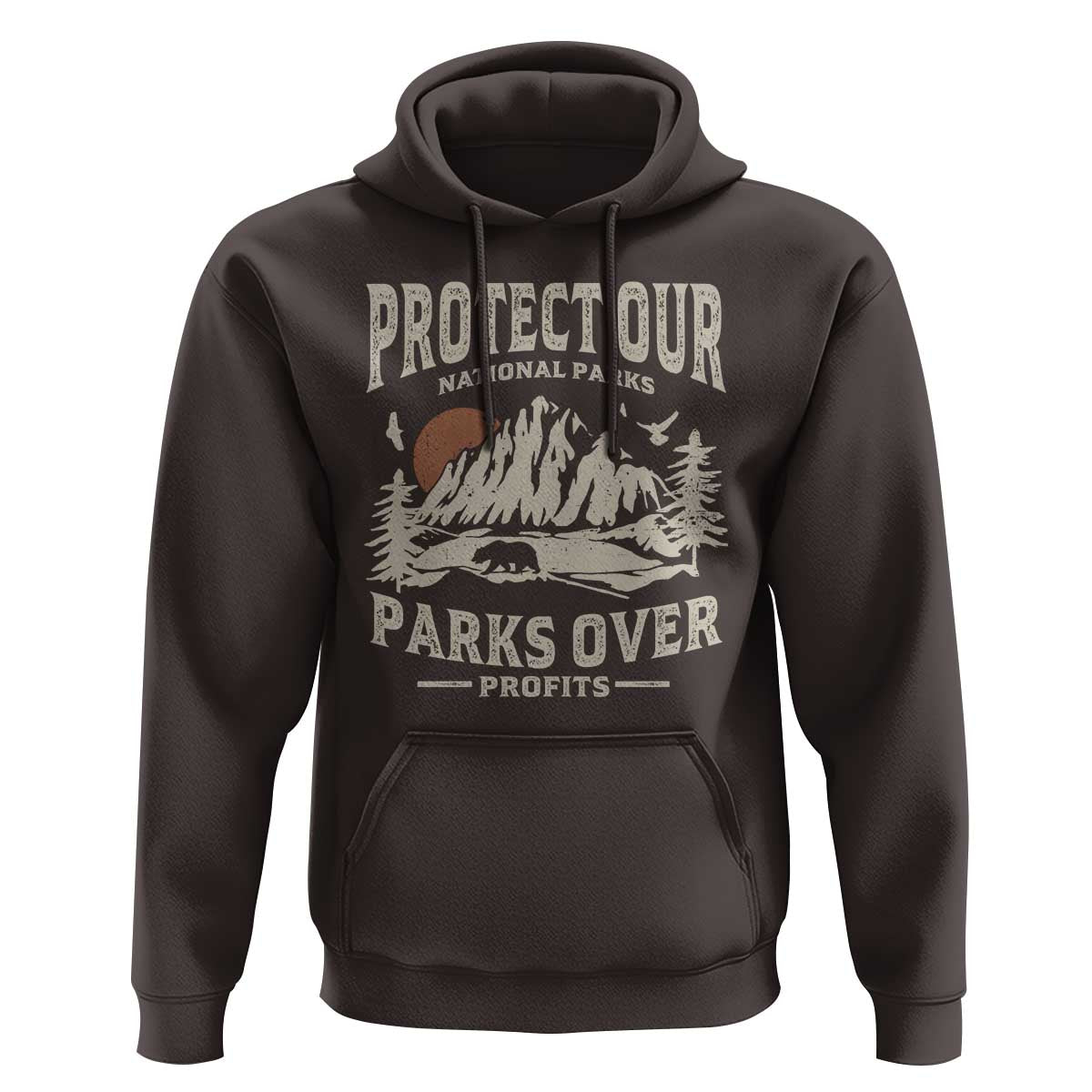Protect Our National Parks Hoodie Camping Hiking