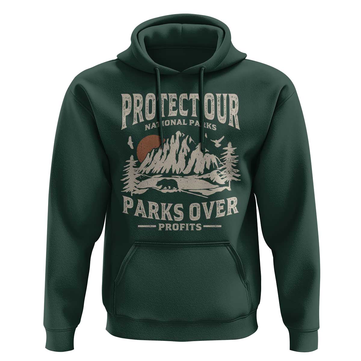 Protect Our National Parks Hoodie Camping Hiking