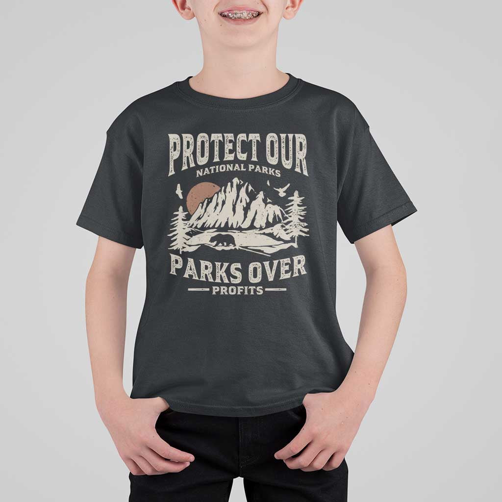 Protect Our National Parks T Shirt For Kid Camping Hiking
