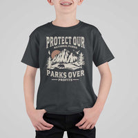 Protect Our National Parks T Shirt For Kid Camping Hiking