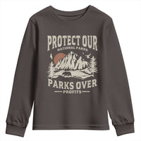 Protect Our National Parks Youth Sweatshirt Camping Hiking