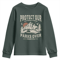 Protect Our National Parks Youth Sweatshirt Camping Hiking