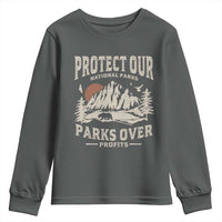 Protect Our National Parks Youth Sweatshirt Camping Hiking