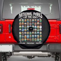 Protect Our National Parks Spare Tire Cover 63 Parks Over Profits Camping Hiking Sunrise Pine Tree