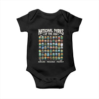 Protect Our National Parks Baby Onesie 63 Parks Over Profits Camping Hiking Sunrise Pine Tree