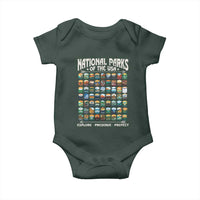 Protect Our National Parks Baby Onesie 63 Parks Over Profits Camping Hiking Sunrise Pine Tree