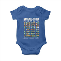Protect Our National Parks Baby Onesie 63 Parks Over Profits Camping Hiking Sunrise Pine Tree