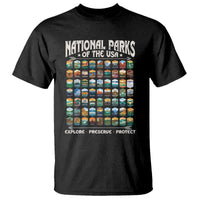 Protect Our National Parks T Shirt 63 Parks Over Profits Camping Hiking Sunrise Pine Tree
