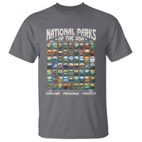 Protect Our National Parks T Shirt 63 Parks Over Profits Camping Hiking Sunrise Pine Tree