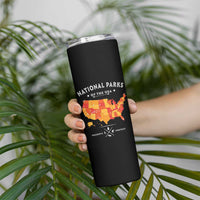 Protect Our National Parks Skinny Tumbler Of The Usa Map NPS