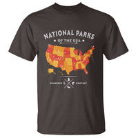 Protect Our National Parks T Shirt Of The Usa Map NPS