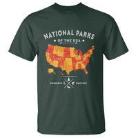 Protect Our National Parks T Shirt Of The Usa Map NPS