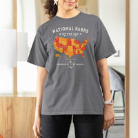 Protect Our National Parks T Shirt For Women Of The Usa Map NPS