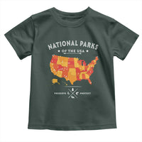 Protect Our National Parks Toddler T Shirt Of The Usa Map NPS