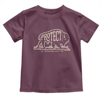 Protect Our National Parks Toddler T Shirt Bison Buffalo Vintage