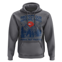 Protect Our National Parks Hoodie Parks Not Profits Wildlife Forestcore