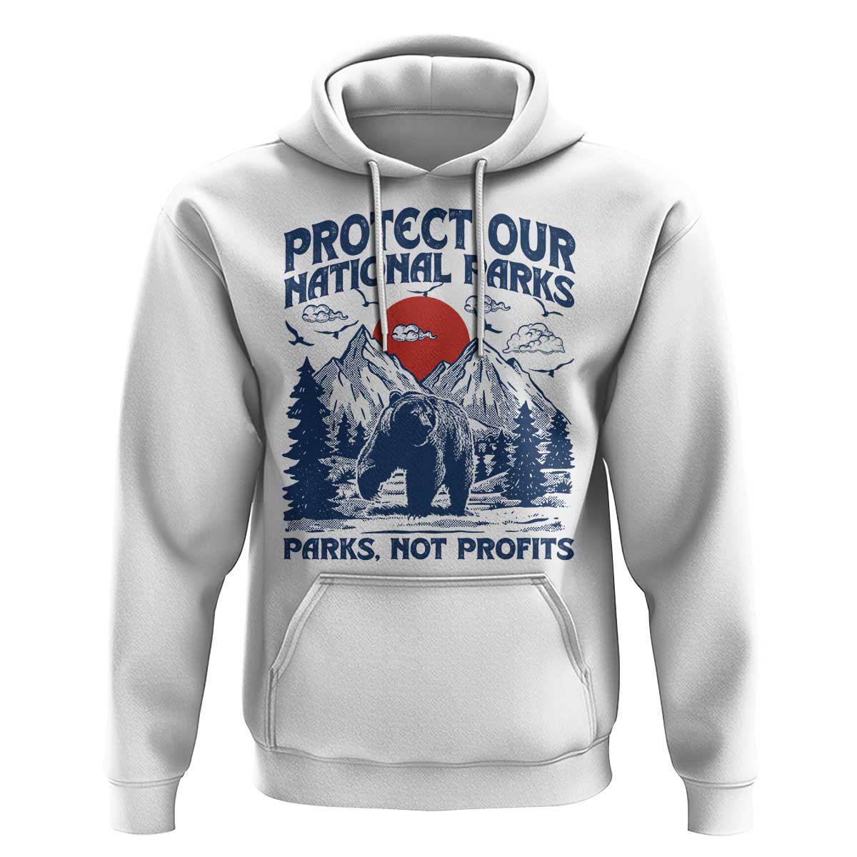Protect Our National Parks Hoodie Parks Not Profits Wildlife Forestcore