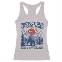 Protect Our National Parks Racerback Tank Top Parks Not Profits Wildlife Forestcore