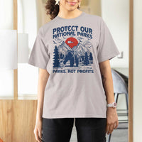 Protect Our National Parks T Shirt For Women Parks Not Profits Wildlife Forestcore
