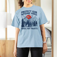 Protect Our National Parks T Shirt For Women Parks Not Profits Wildlife Forestcore