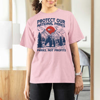 Protect Our National Parks T Shirt For Women Parks Not Profits Wildlife Forestcore