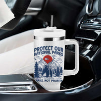 Protect Our National Parks Tumbler With Handle Parks Not Profits Wildlife Forestcore