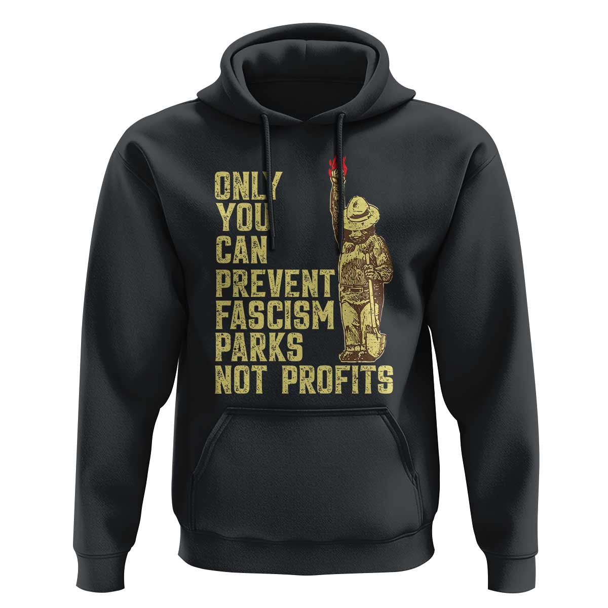 Protect Our National Parks Hoodie Bear Progressive Funny Gift