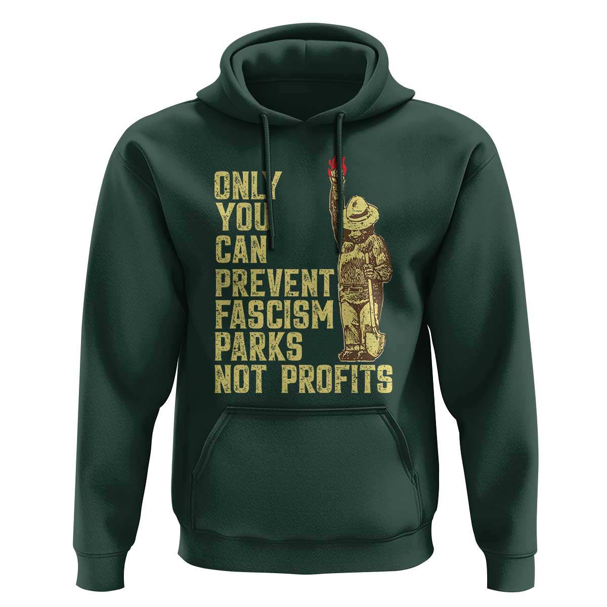 Protect Our National Parks Hoodie Bear Progressive Funny Gift