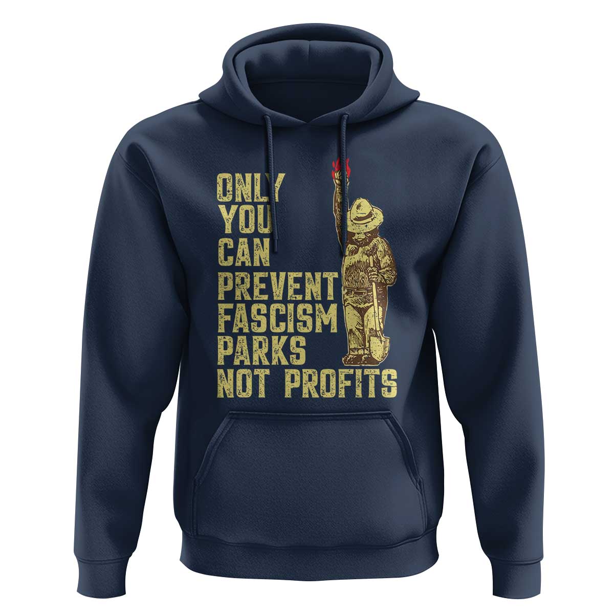 Protect Our National Parks Hoodie Bear Progressive Funny Gift