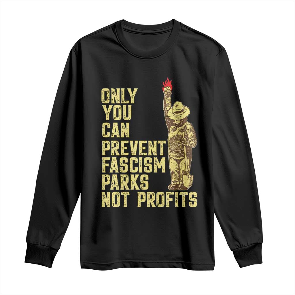 Protect Our National Parks Long Sleeve Shirt Bear Progressive Funny Gift