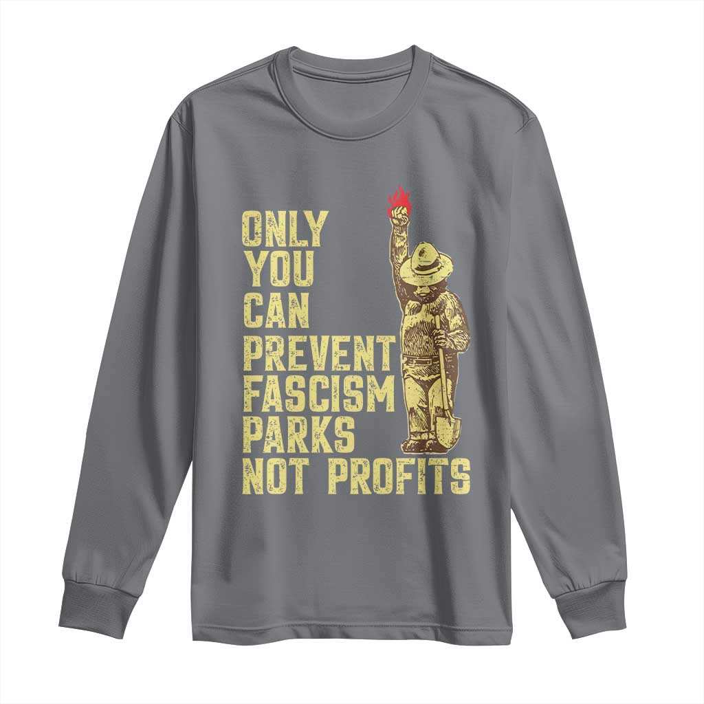 Protect Our National Parks Long Sleeve Shirt Bear Progressive Funny Gift