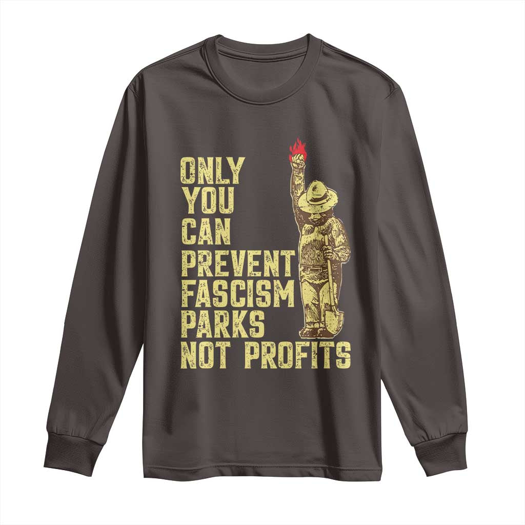 Protect Our National Parks Long Sleeve Shirt Bear Progressive Funny Gift