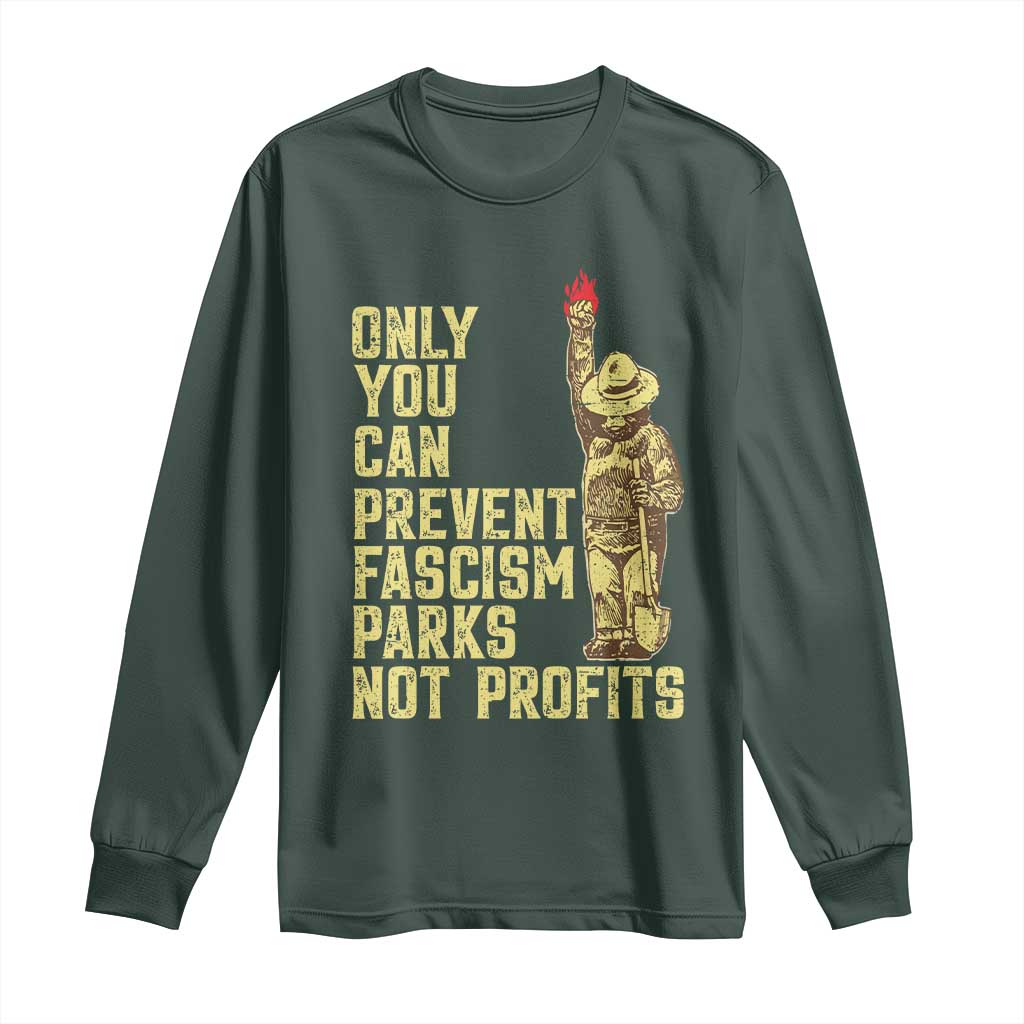 Protect Our National Parks Long Sleeve Shirt Bear Progressive Funny Gift