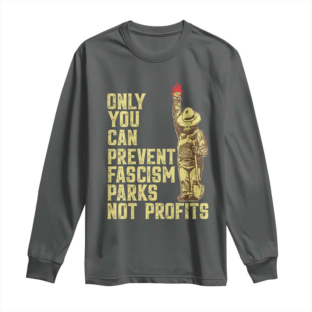 Protect Our National Parks Long Sleeve Shirt Bear Progressive Funny Gift