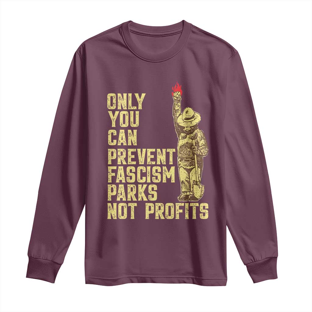 Protect Our National Parks Long Sleeve Shirt Bear Progressive Funny Gift