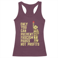 Protect Our National Parks Racerback Tank Top Bear Progressive Funny Gift